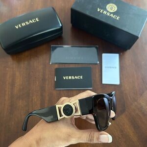 New Versace Medusa Acetate Cat-Eye Sunglasses